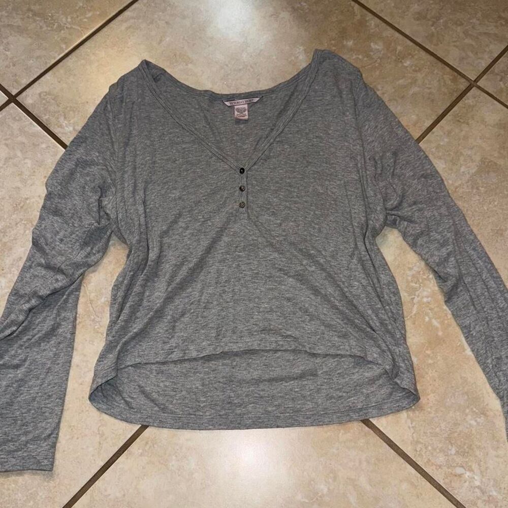 Victoria-s-secret Women's Grey Shirt